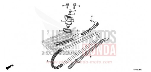 CHAINE A CAMES/TENDEUR SH125ADE de 2014